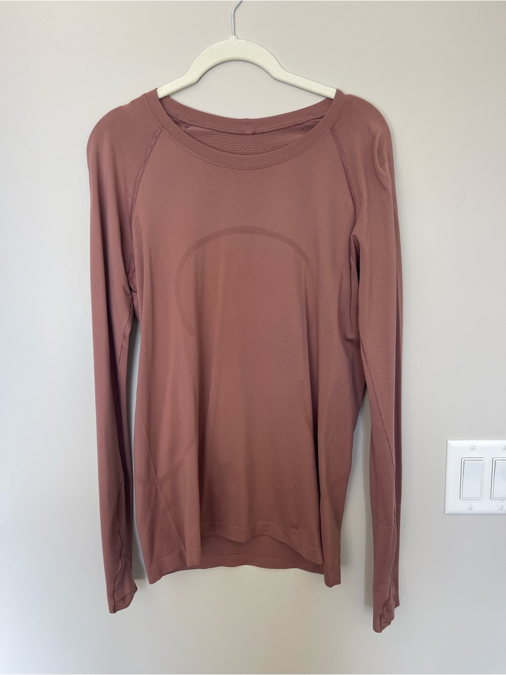 Lululemon Long-Sleeve Crew in Dusty Rose